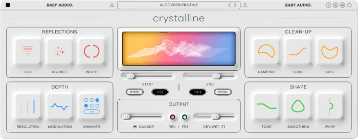 Baby Audio Crystalline Echo plugin moderno de delay