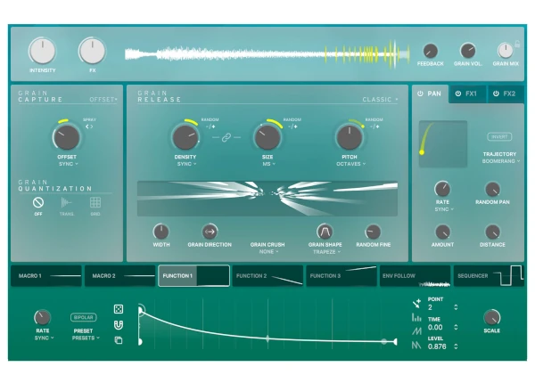 Arturia EFX Fragments, plugin de modulación granular