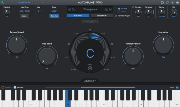 Antares Auto-Tune Pro 11, plugin para afinación automática de voces