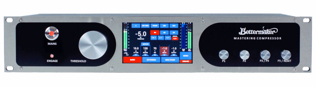 Bettermaker-Mastering-Compressor compresor VCA de mastering moderno