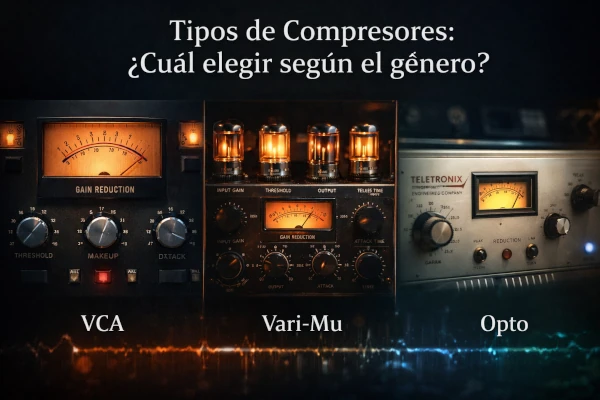 Tipos de compresores según género musical