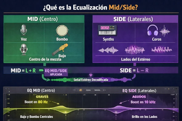 ecualizacion mid side que es