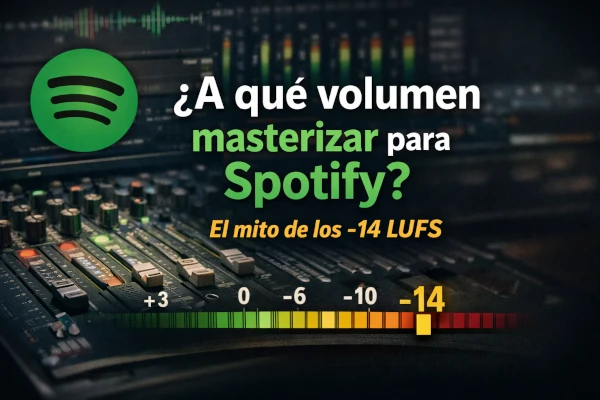 lufs masterización spotify