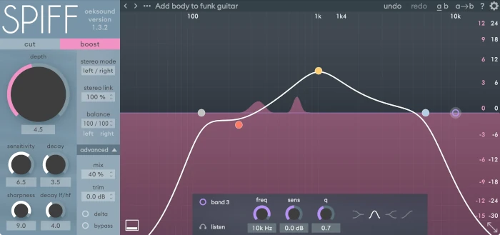 Oeksound Spiff transient shaper