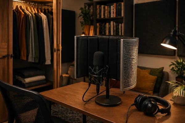 Tratamiento acústico para podcast