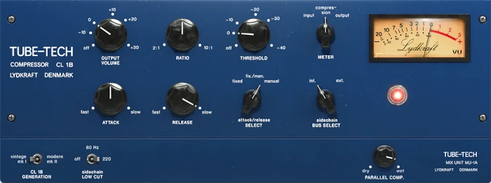 Softube Tube-Tech CL 1B, plugin compresor óptico