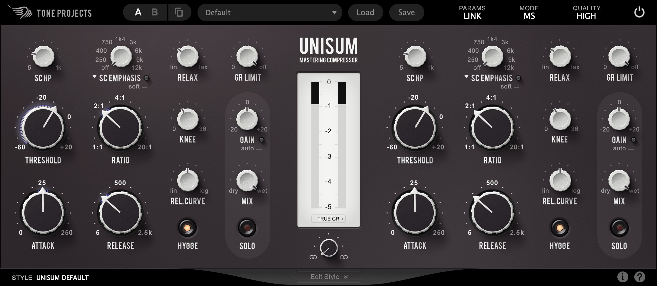 Tone Projects Unisum,plugin de compresión para mastering