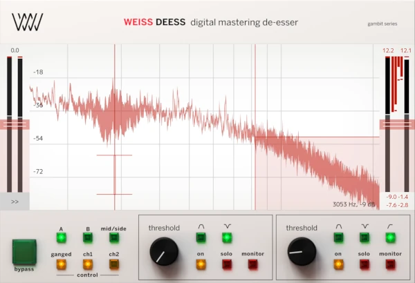 Weiss Deess, plugin deesser de Softube